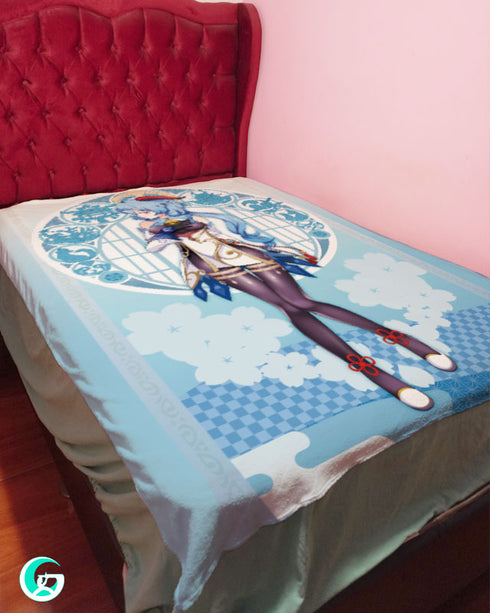 甘露毛布または羽毛布団カバー